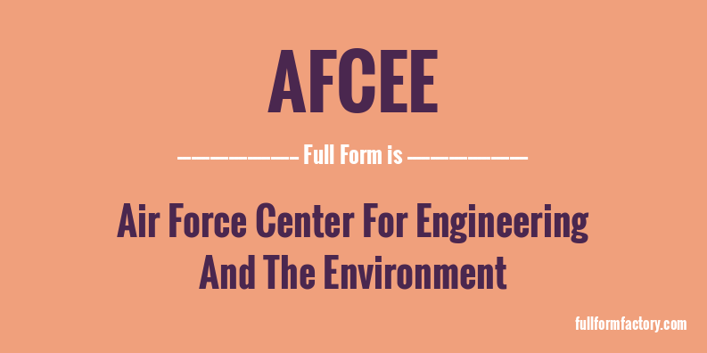 afcee-full-form