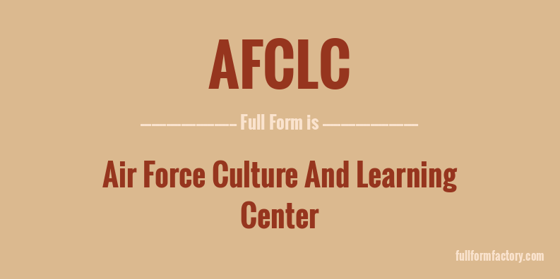 afclc-full-form