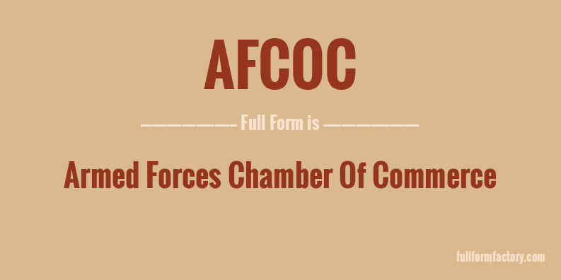 afcoc-full-form