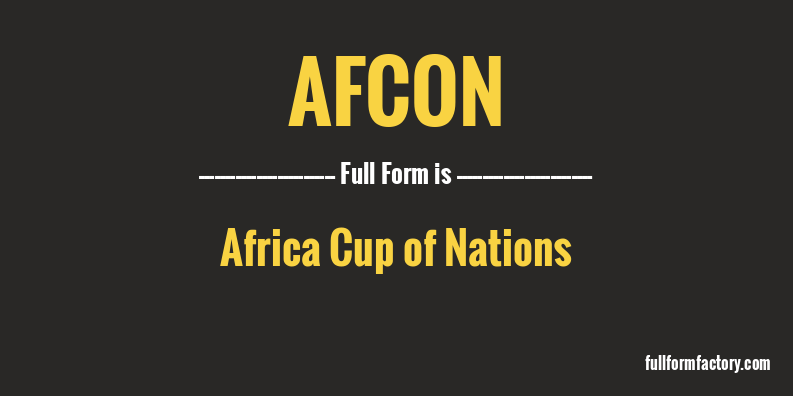 afcon-full-form