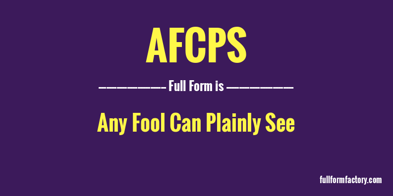 afcps-full-form