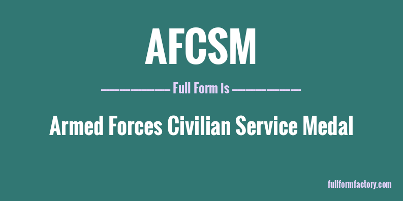afcsm-full-form