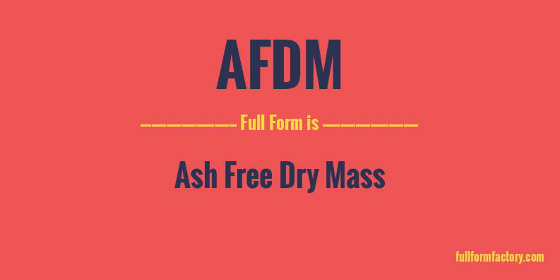 afdm-full-form