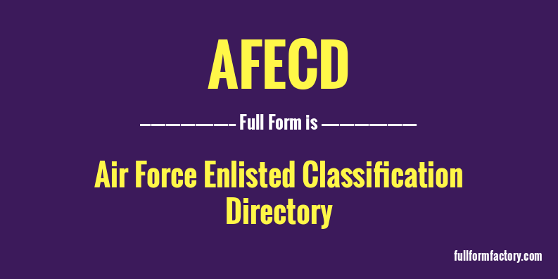 afecd-full-form