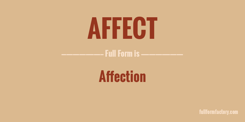 affect-full-form