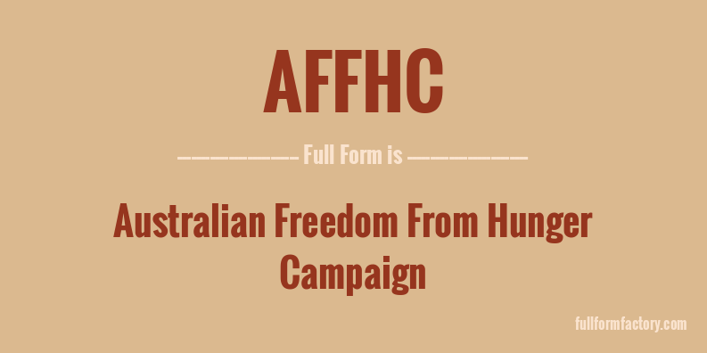 affhc-full-form