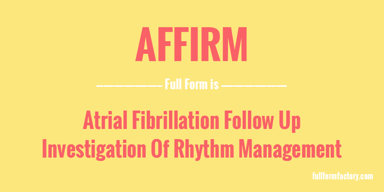 affirm-full-form