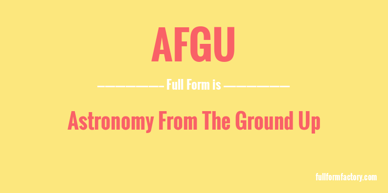 afgu-full-form
