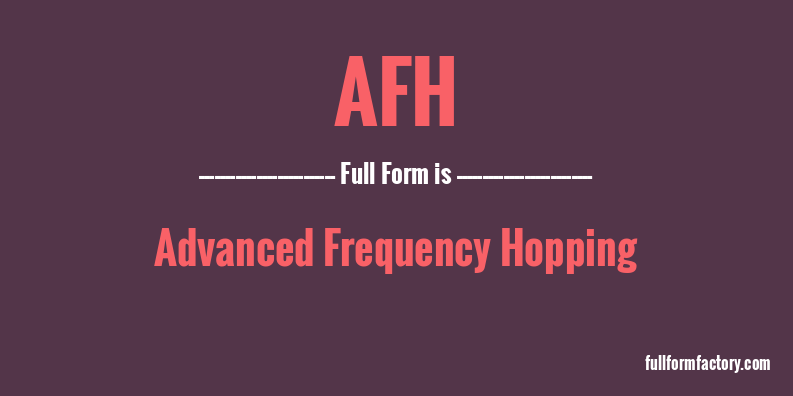 afh-full-form