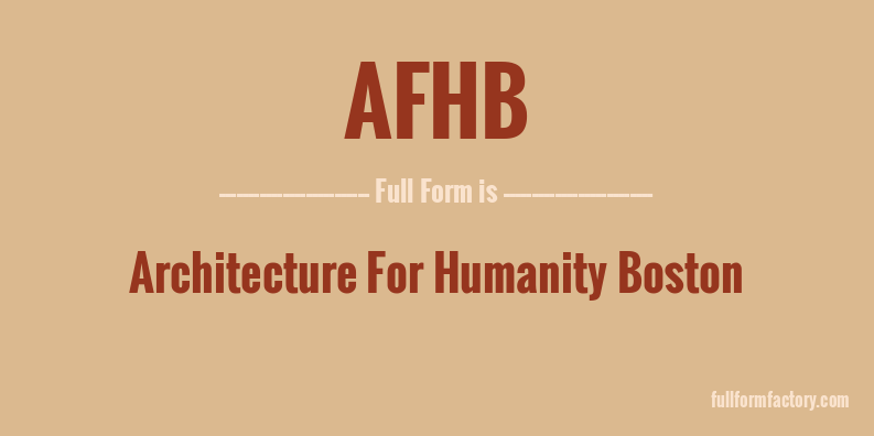 afhb-full-form