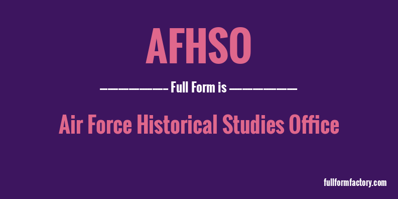 afhso-full-form