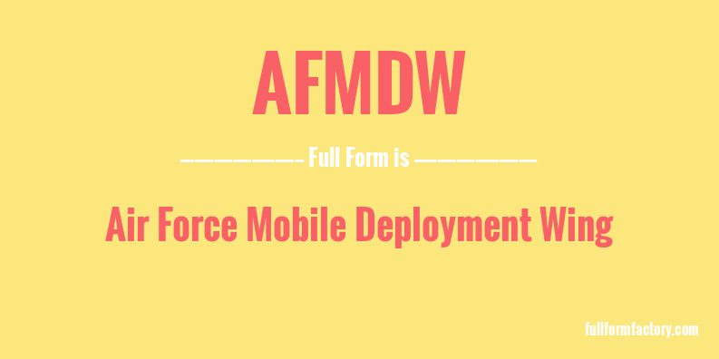 afmdw-full-form