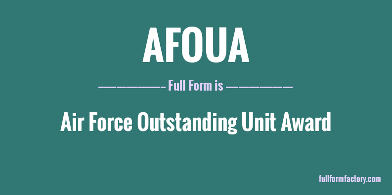 afoua-full-form