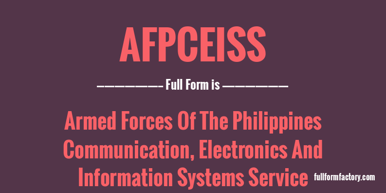 afpceiss-full-form