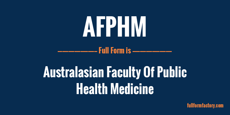 afphm-full-form