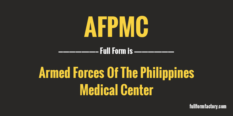 afpmc-full-form