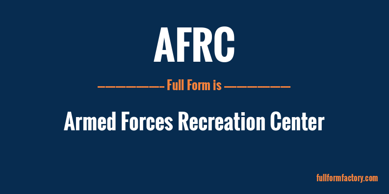 afrc-full-form