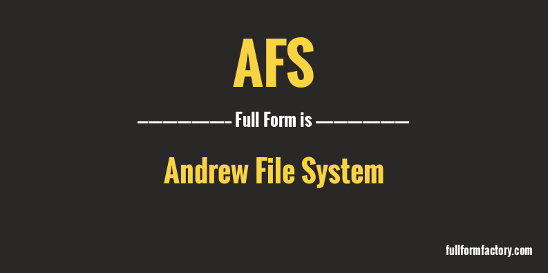 afs-full-form