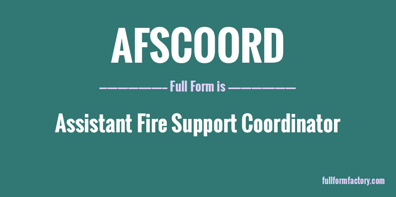 afscoord-full-form
