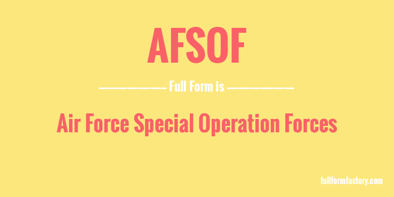 afsof-full-form