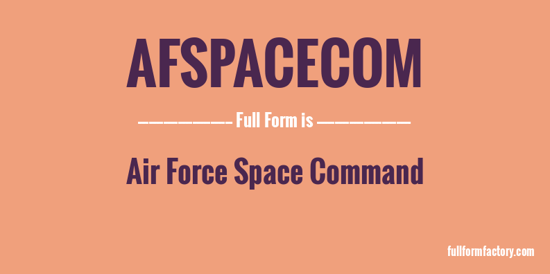 afspacecom-full-form