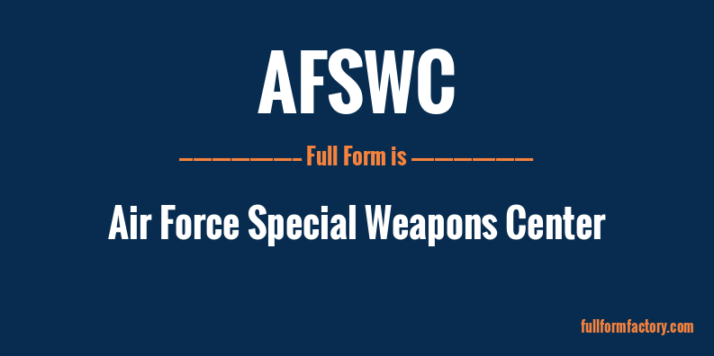 afswc-full-form