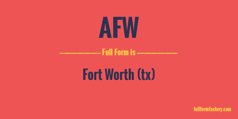 afw-full-form