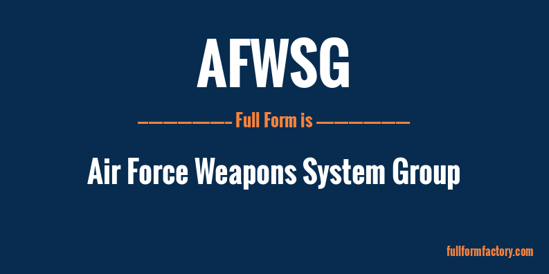 afwsg-full-form