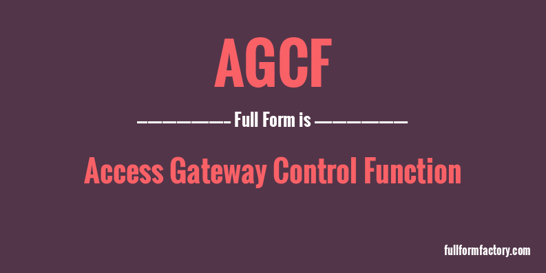 agcf-full-form