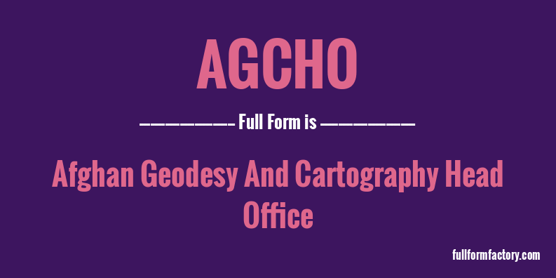 agcho-full-form