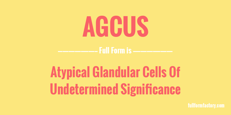 agcus-full-form