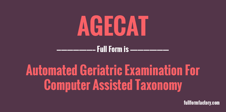 agecat-full-form