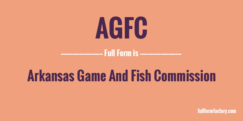 agfc-full-form