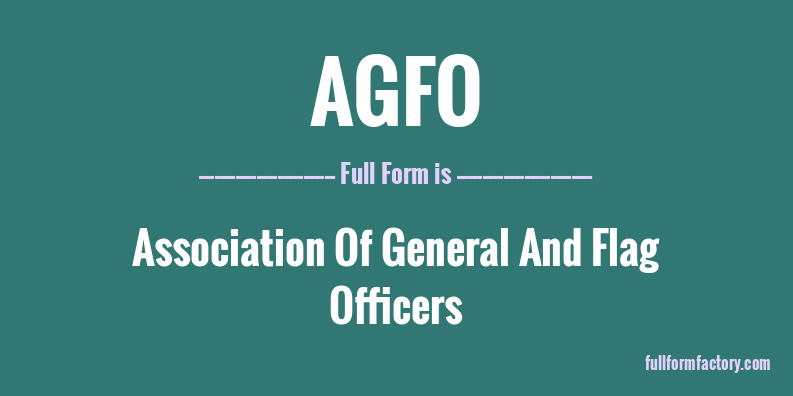 agfo-full-form