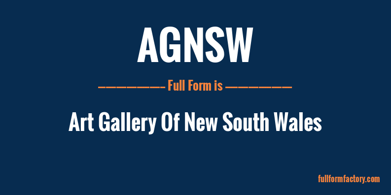 agnsw-full-form