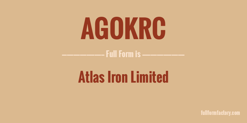 agokrc-full-form