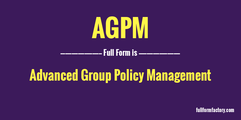 agpm-full-form