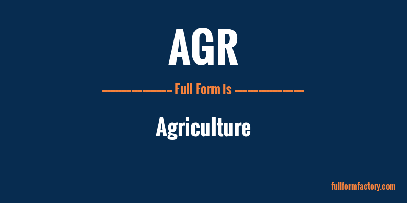 agr-full-form