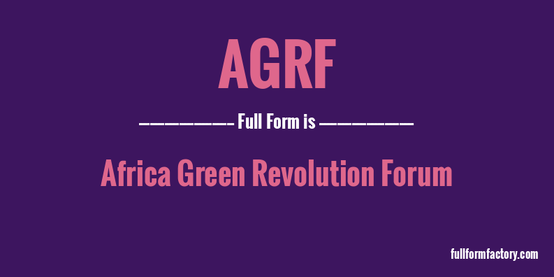agrf-full-form