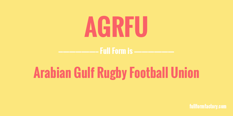 agrfu-full-form