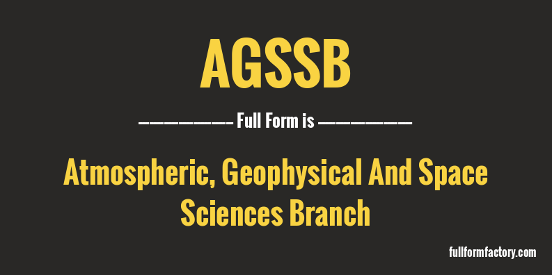 agssb-full-form