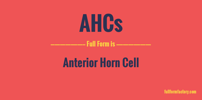 ahcs-full-form