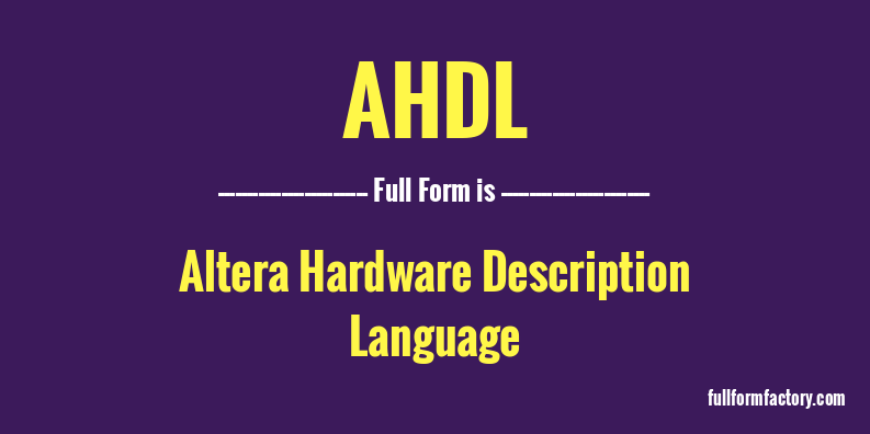 ahdl-full-form