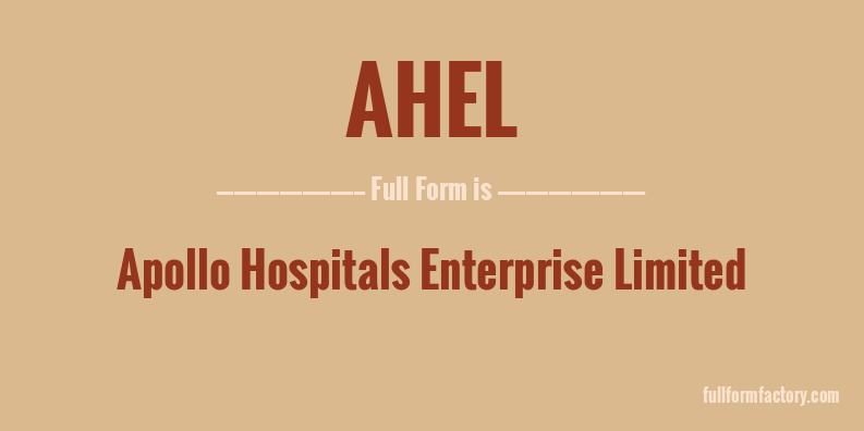 ahel-full-form