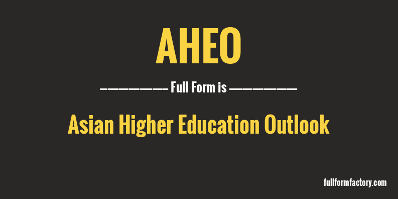 aheo-full-form