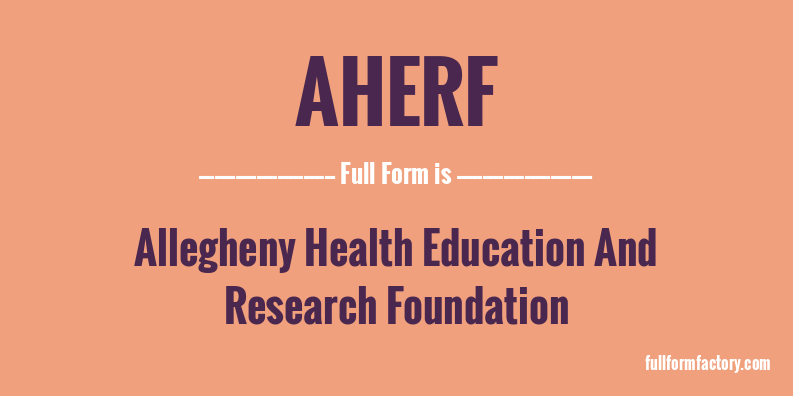 aherf-full-form