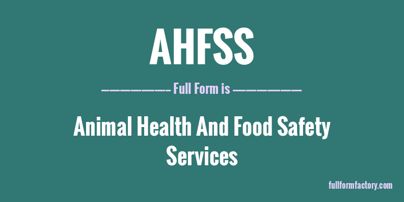 ahfss-full-form