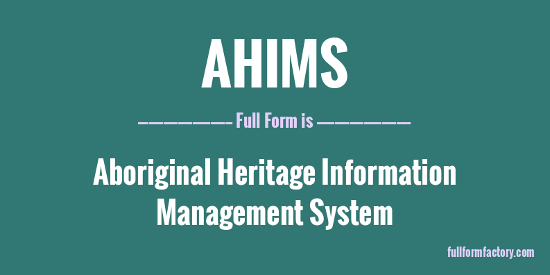 ahims-full-form