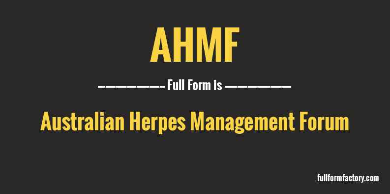 ahmf-full-form