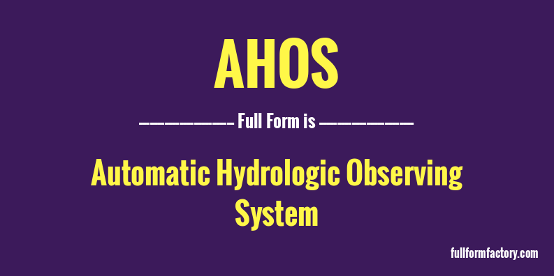 ahos-full-form